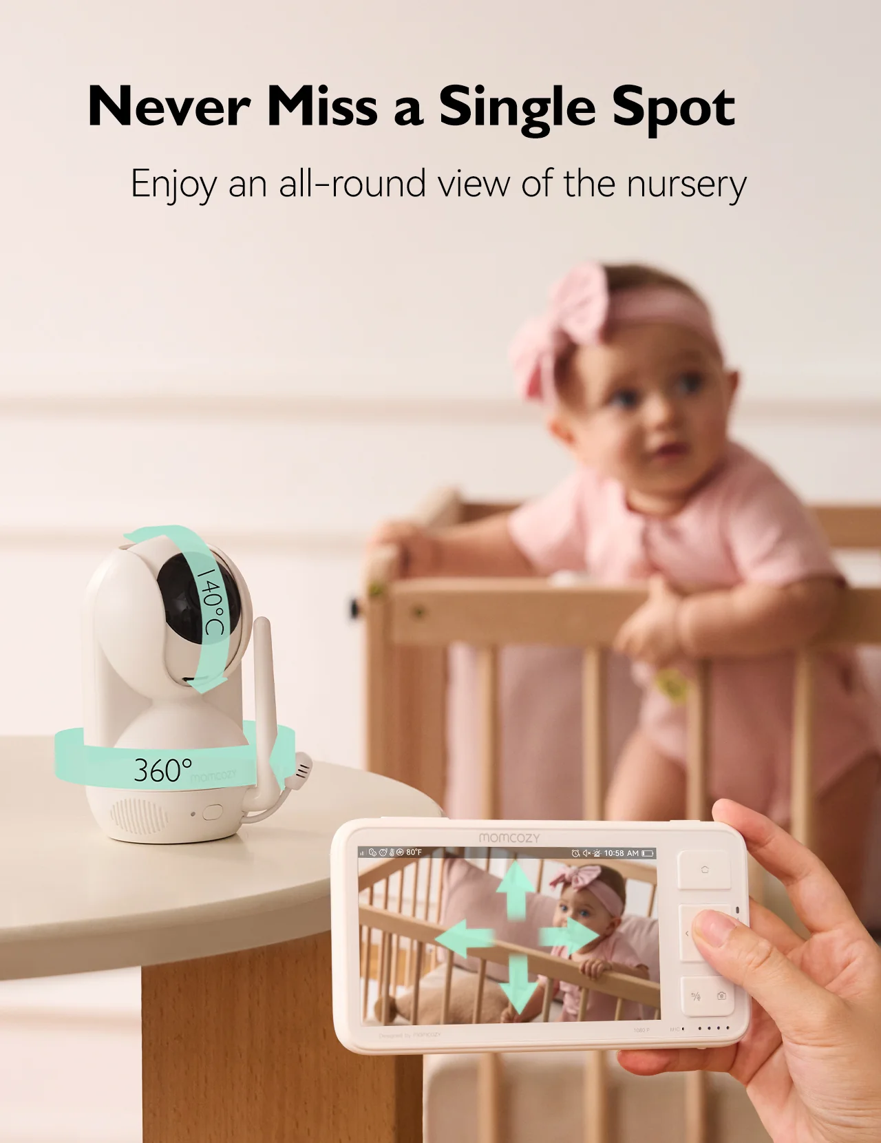 1080p Full HD Camera for Video Baby Monitor BM03 - Image 5