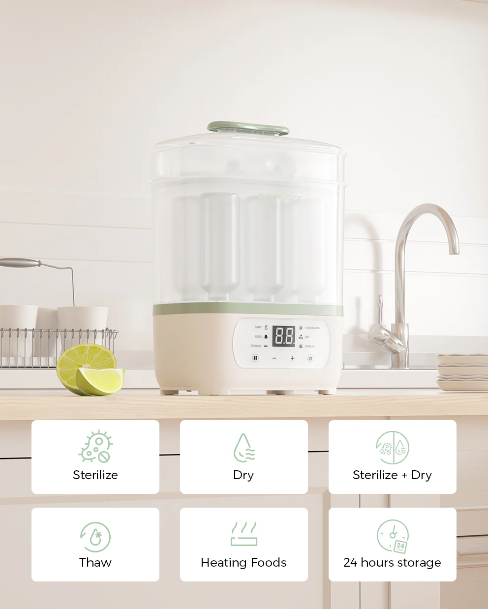 8-in-1 Baby Bottle Steam Sterilizer - Image 4