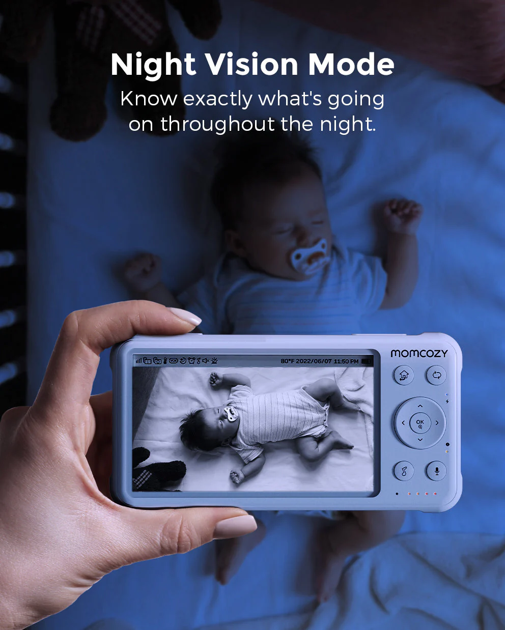Baby Care Bundle: Smart Baby Sound Machine and One Baby Monitor - Image 5