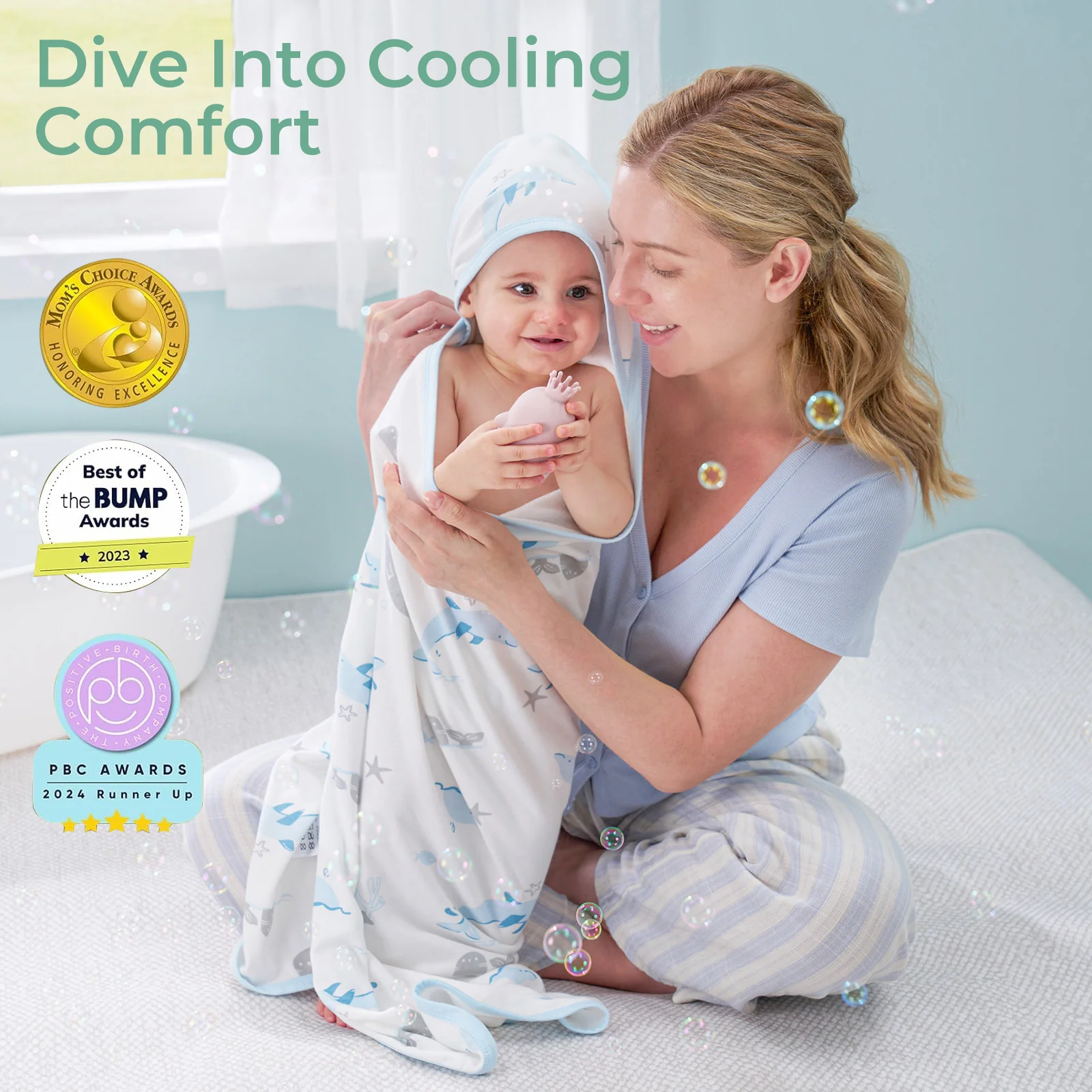 Momcozy Baby Hooded Bath Towel - Image 7