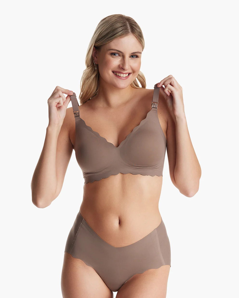 Jelly Strip Seamless Nursing Bra YN46 - Image 37