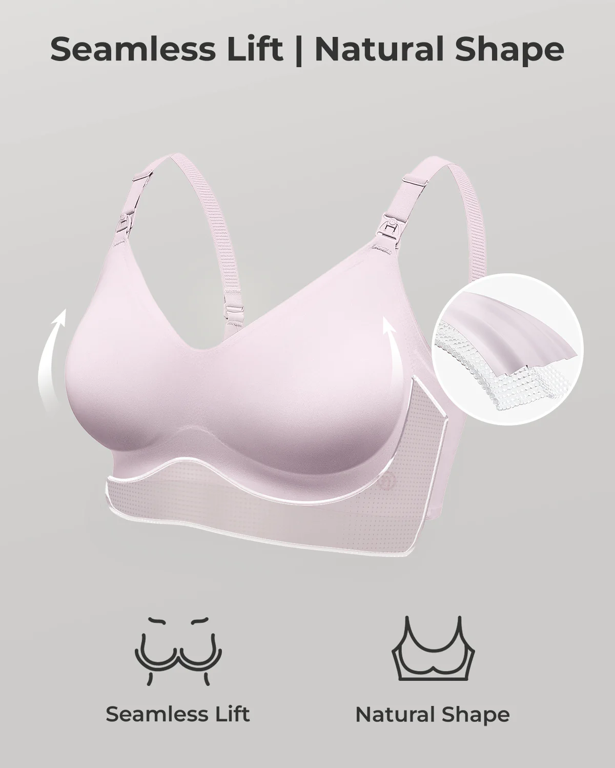 Ultra Soft Seamless Nursing Bra YN21 - Image 93