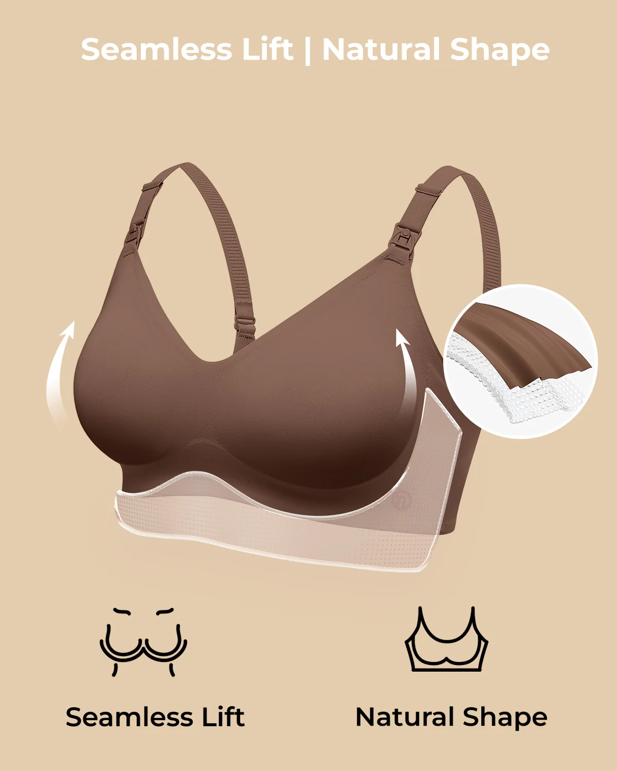 Ultra Soft Seamless Nursing Bra YN21 - Image 72