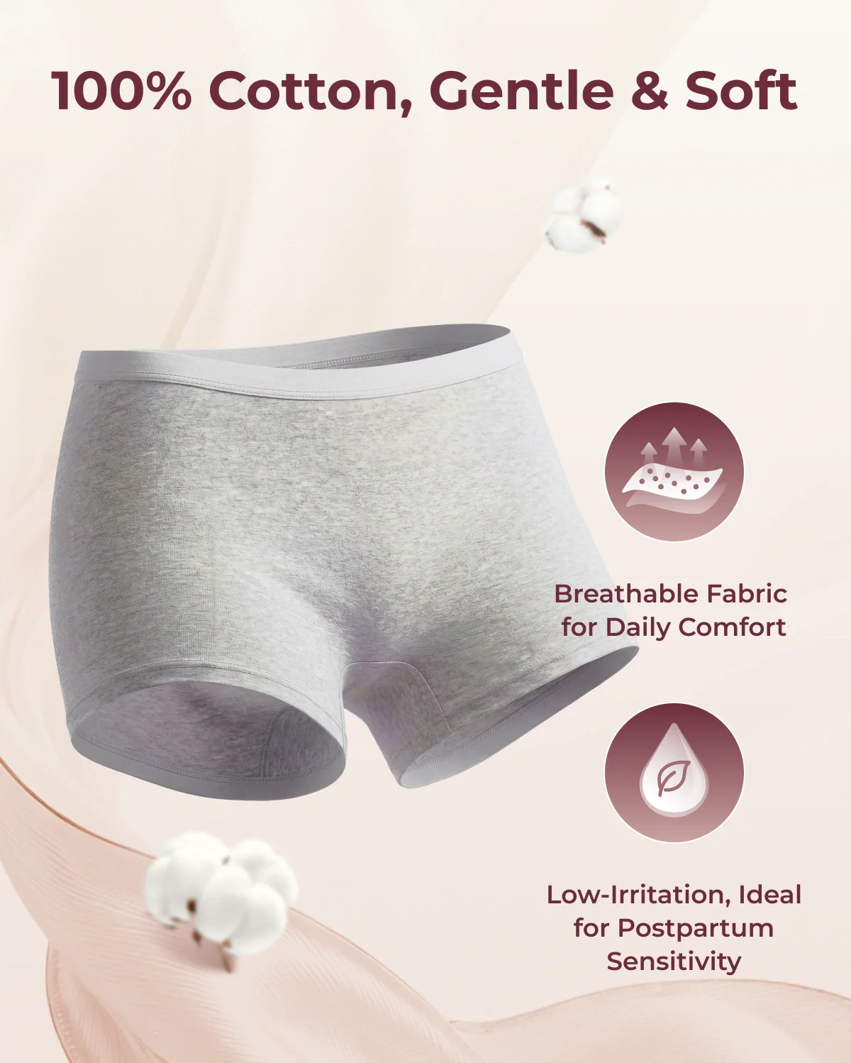 Disposable Postpartum Boyshort Underwear - Image 4
