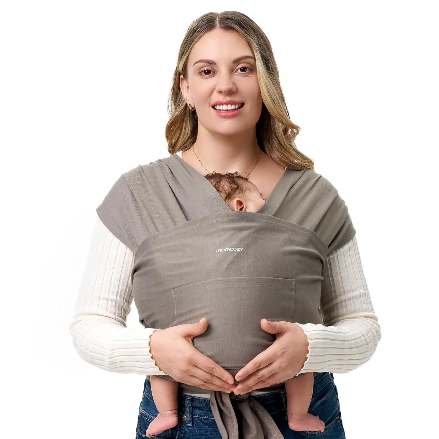 Easy to Wear Hands Free - Baby Wrap Carrier - Image 17