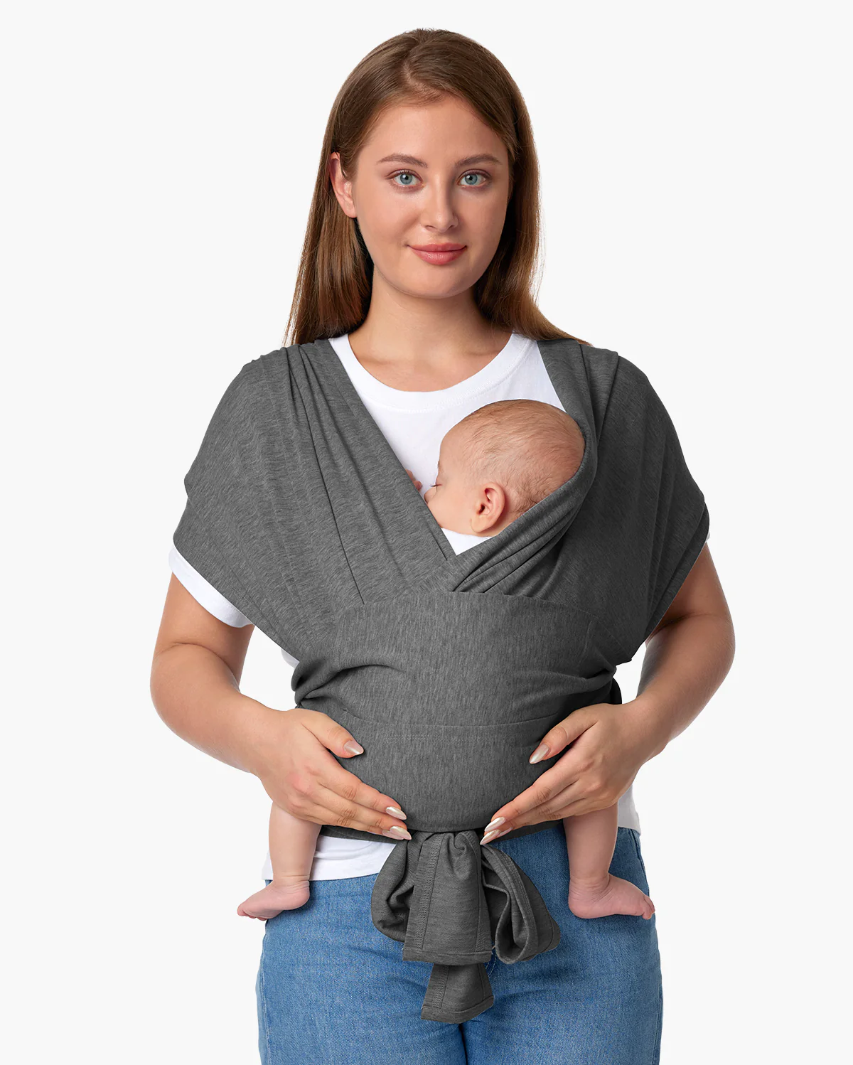 Easy to Wear Hands Free - Baby Wrap Carrier - Image 35
