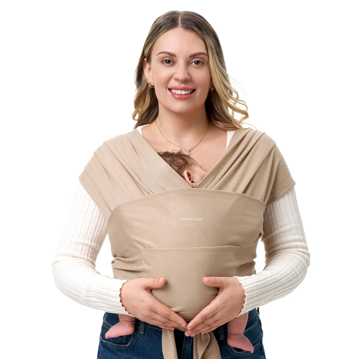 Easy to Wear Hands Free - Baby Wrap Carrier - Image 9