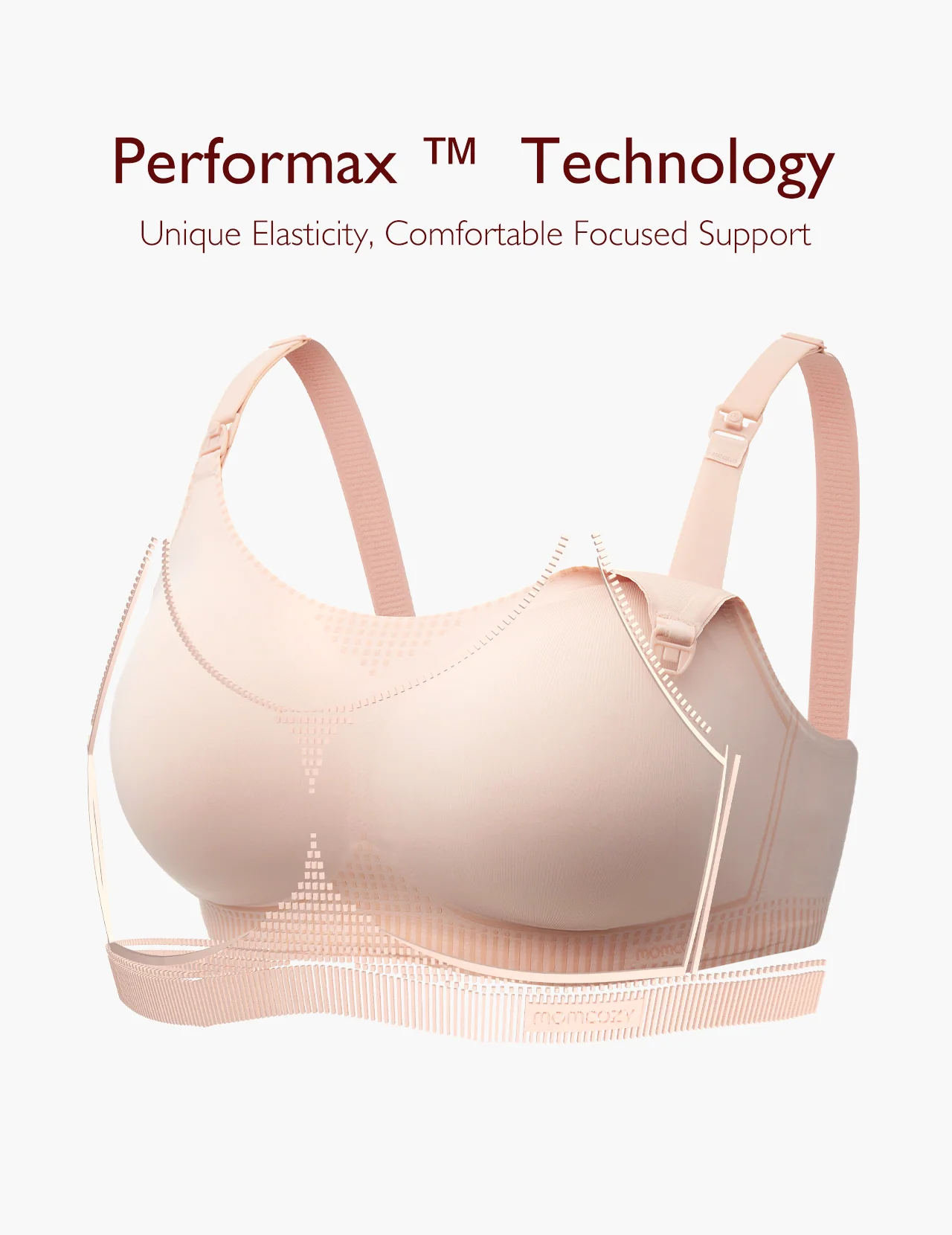 Function - U Liquid Spandex Printed Nursing Bra with Performax™ Technology - Image 3