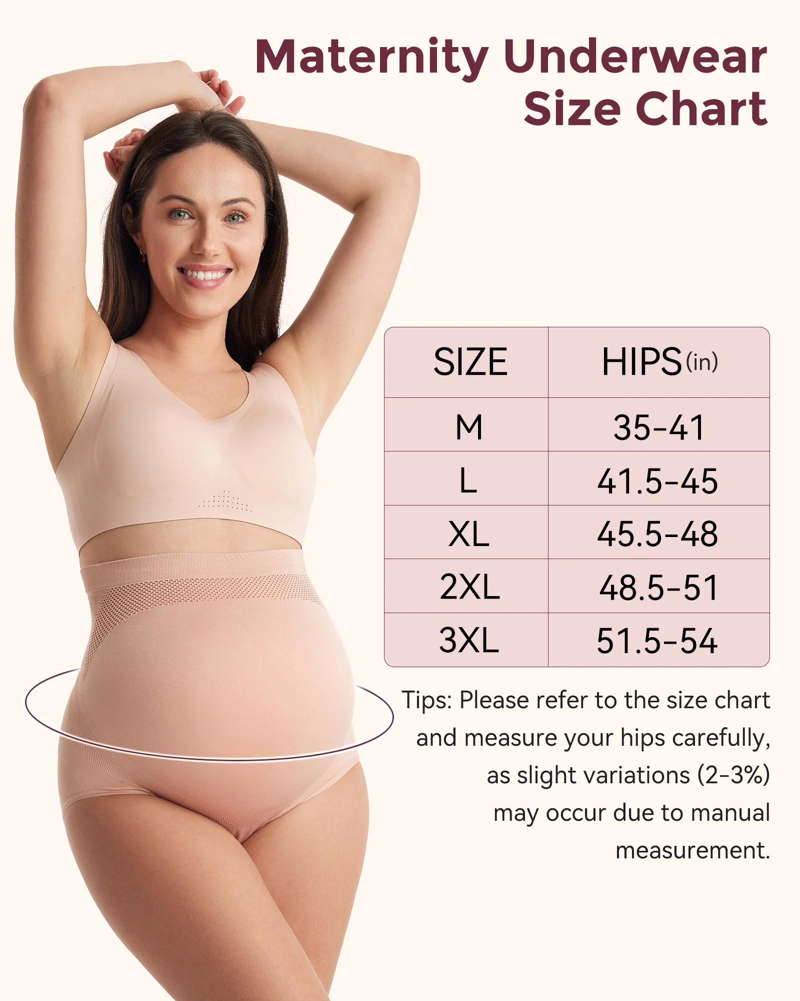 High Waist Pregnancy Seamless Soft Belly Support Panties - Image 14