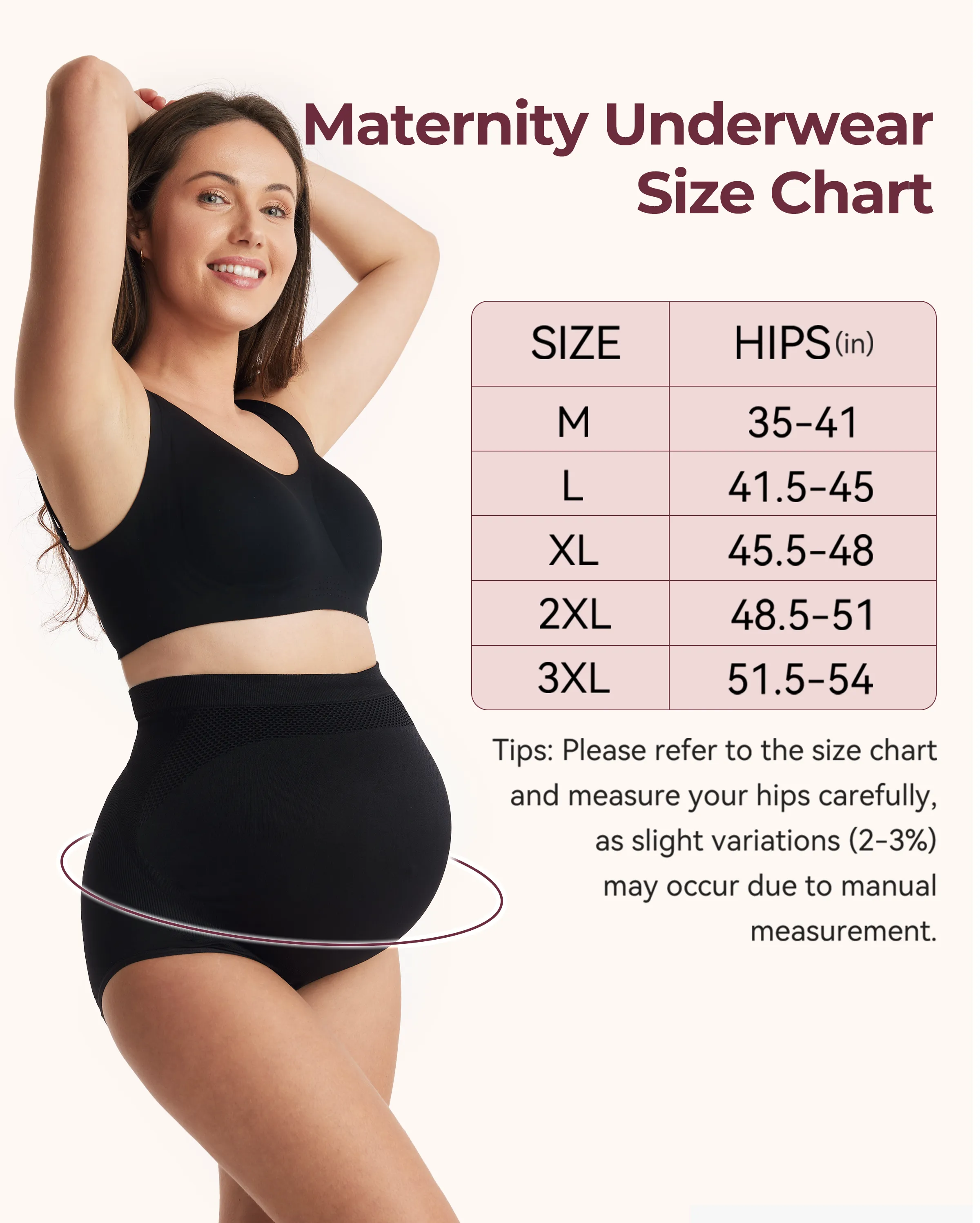 High Waist Pregnancy Seamless Soft Belly Support Panties - Image 29