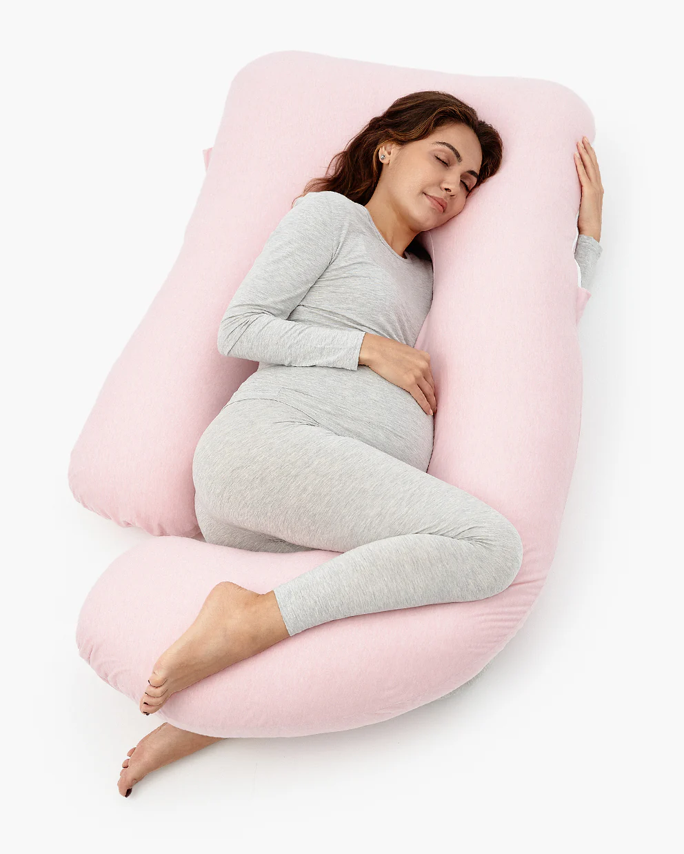 Huggable - U Shaped Cotton Maternity Body Pillow - Image 2