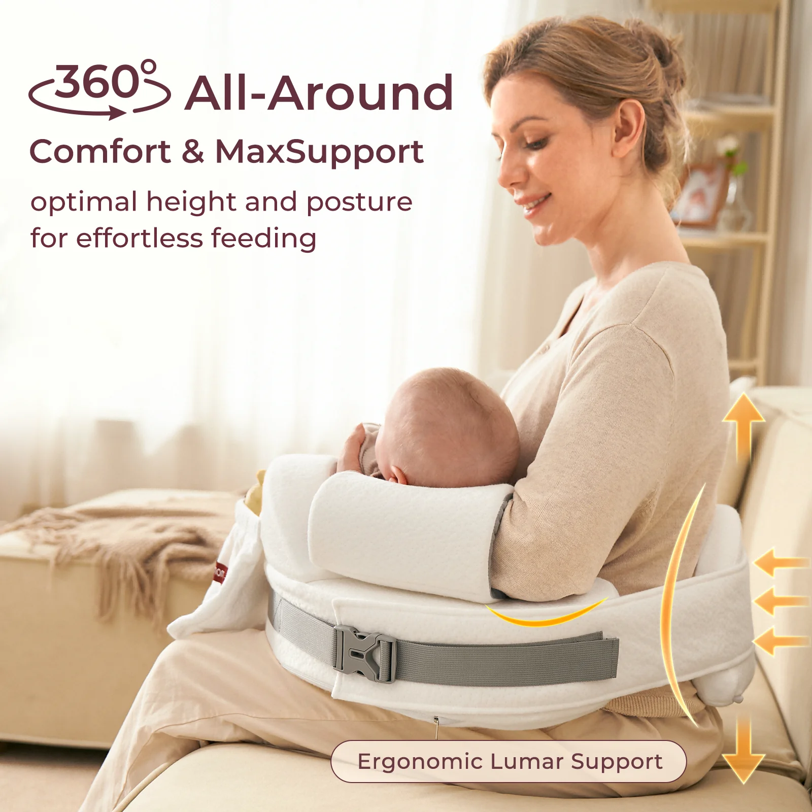 Momcozy MaxSupport Nursing Pillow - Image 25