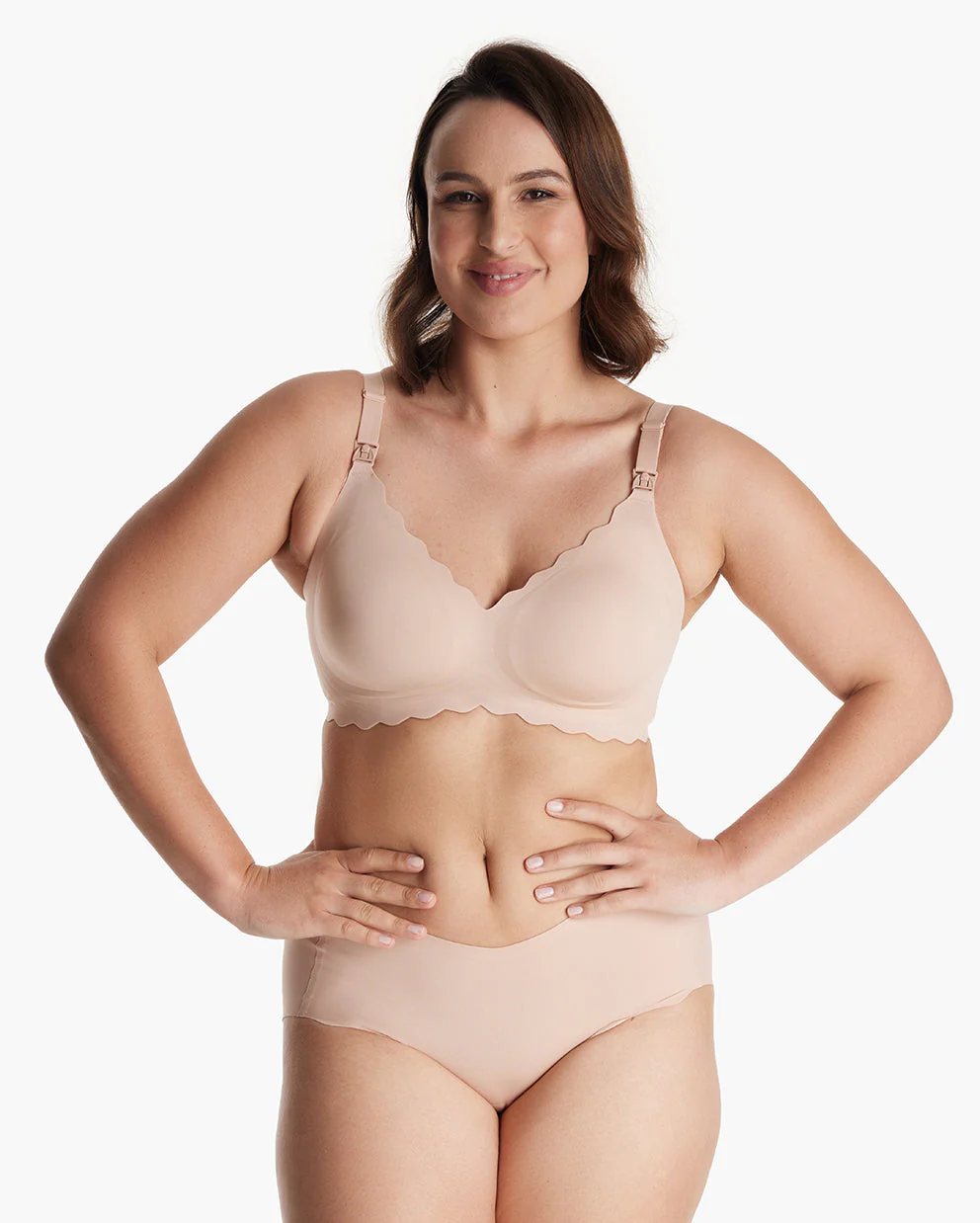 Jelly Strip - Seamless Floral Push up Nursing Bra au - YN46 - Image 21