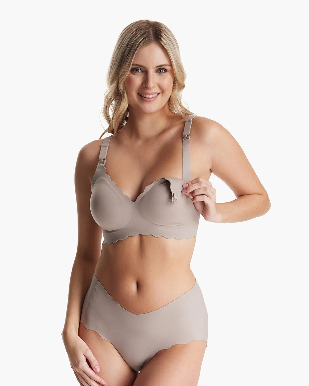 Jelly Strip - Seamless Floral Push up Nursing Bra -YN46 1.0 - Image 23