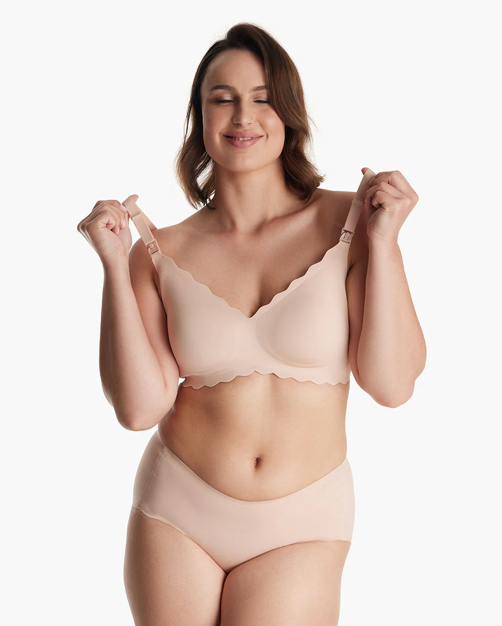 Jelly Strip - Seamless Floral Push up Nursing Bra -YN46 1.0 - Image 3