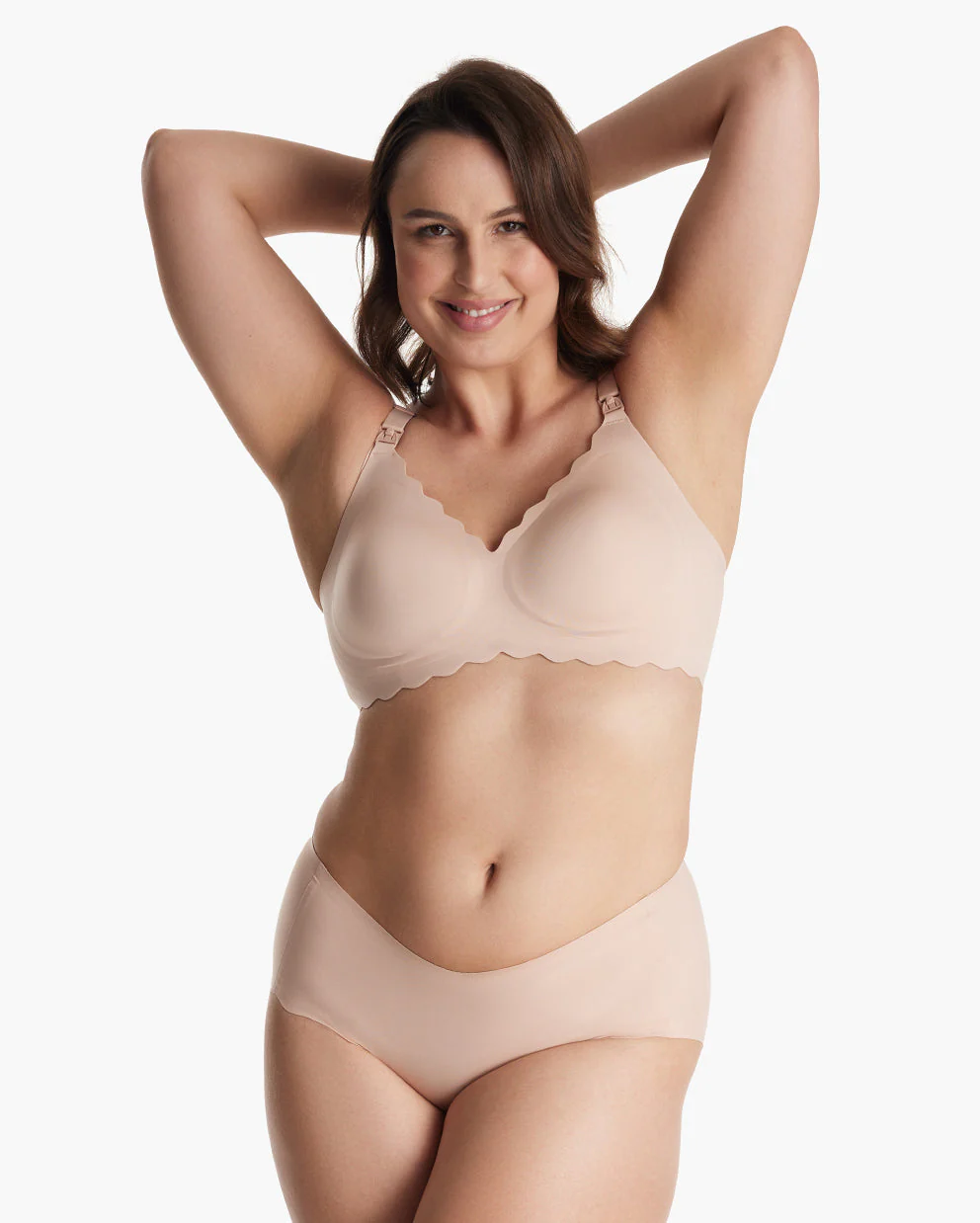 Jelly Strip - Seamless Floral Push up Nursing Bra -YN46 1.0 - Image 6