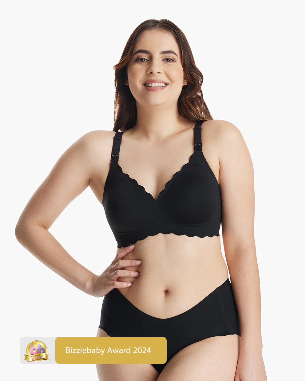 Jelly Strip - Seamless Floral Push up Nursing Bra -YN46 1.0 - Image 9