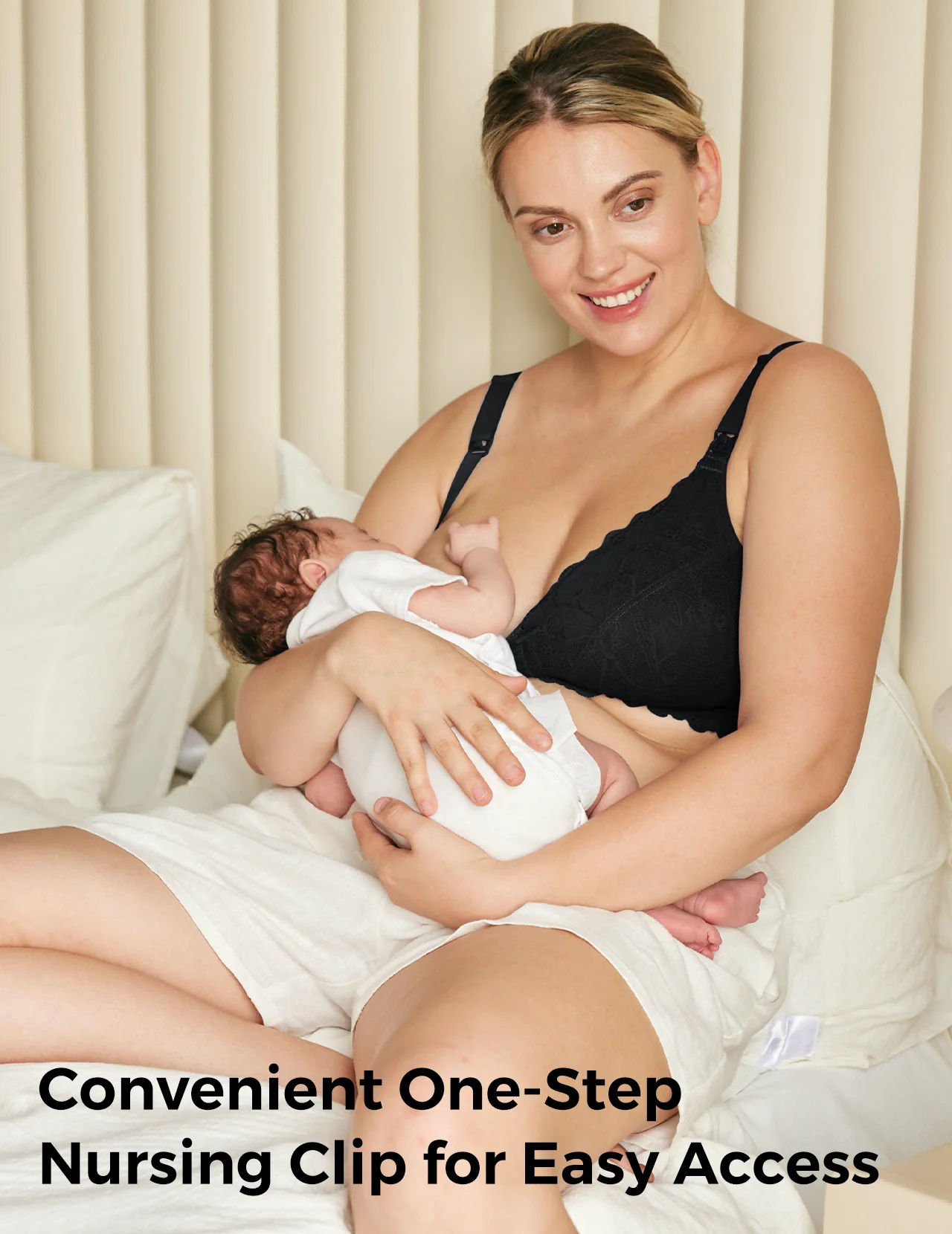 Soft Lace V Neck Nursing Bra - Image 6
