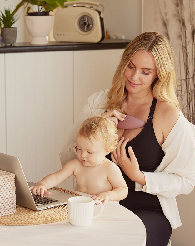 M5 Smart Massager Bundle: Double M5 Smart Wearable Breast Pump and One Breast Massager - Image 3