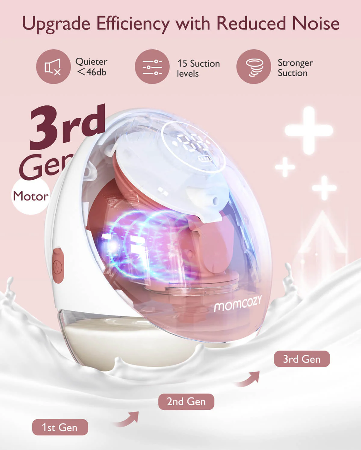 Momcozy Mobile Flow™ Hands-Free Breast Pump | M9 - Image 17