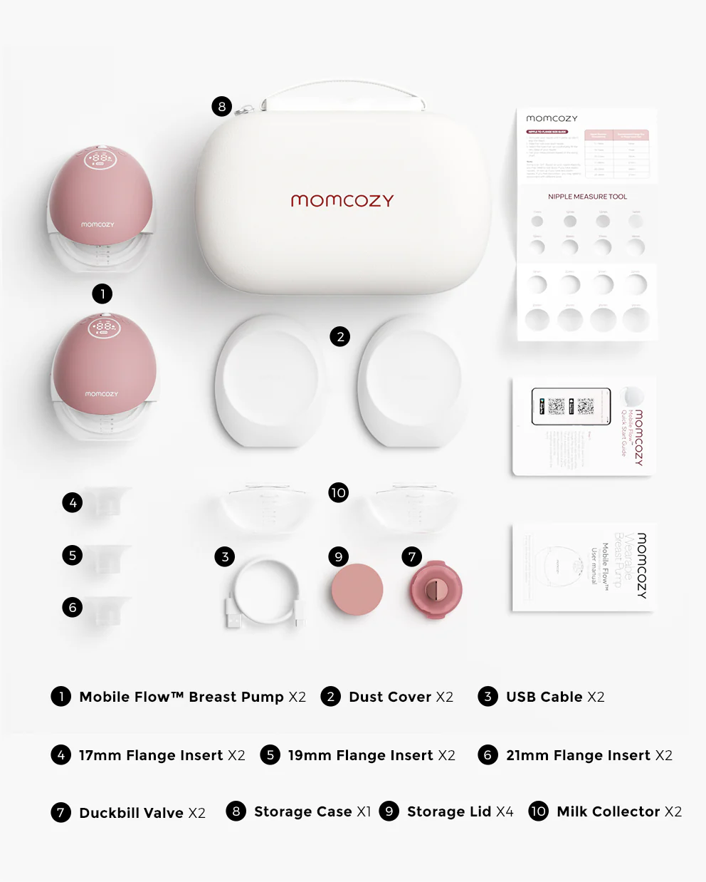 Momcozy Mobile Flow™ Hands-Free Breast Pump | M9 - Image 8