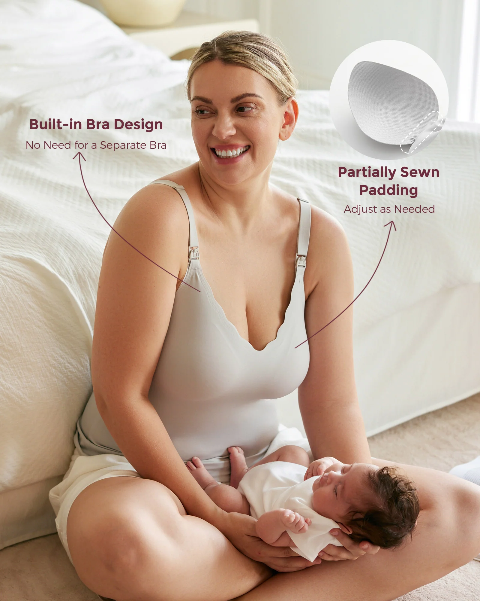 Maternity Nursing Tank Top - Image 7
