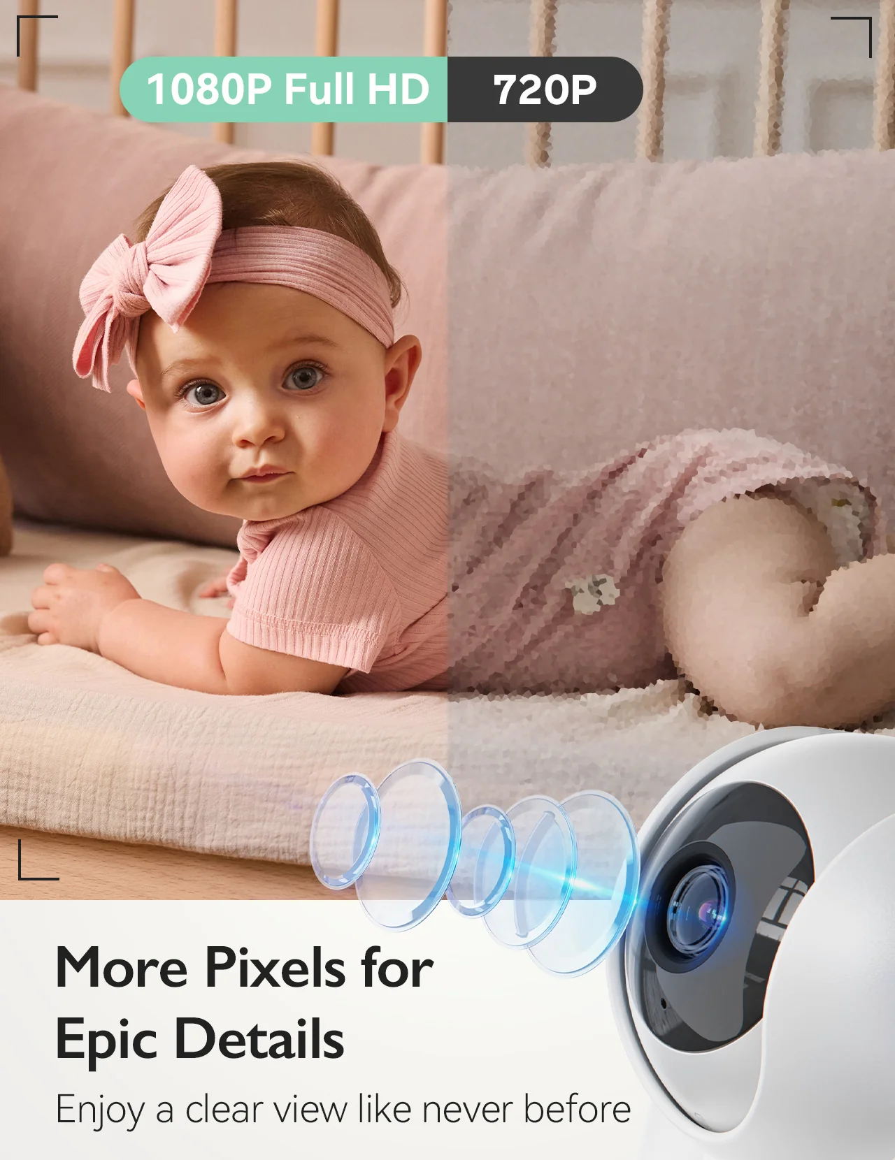 Momcozy 5.5-inch Full HD Video Baby Monitor - BM03 - Image 11