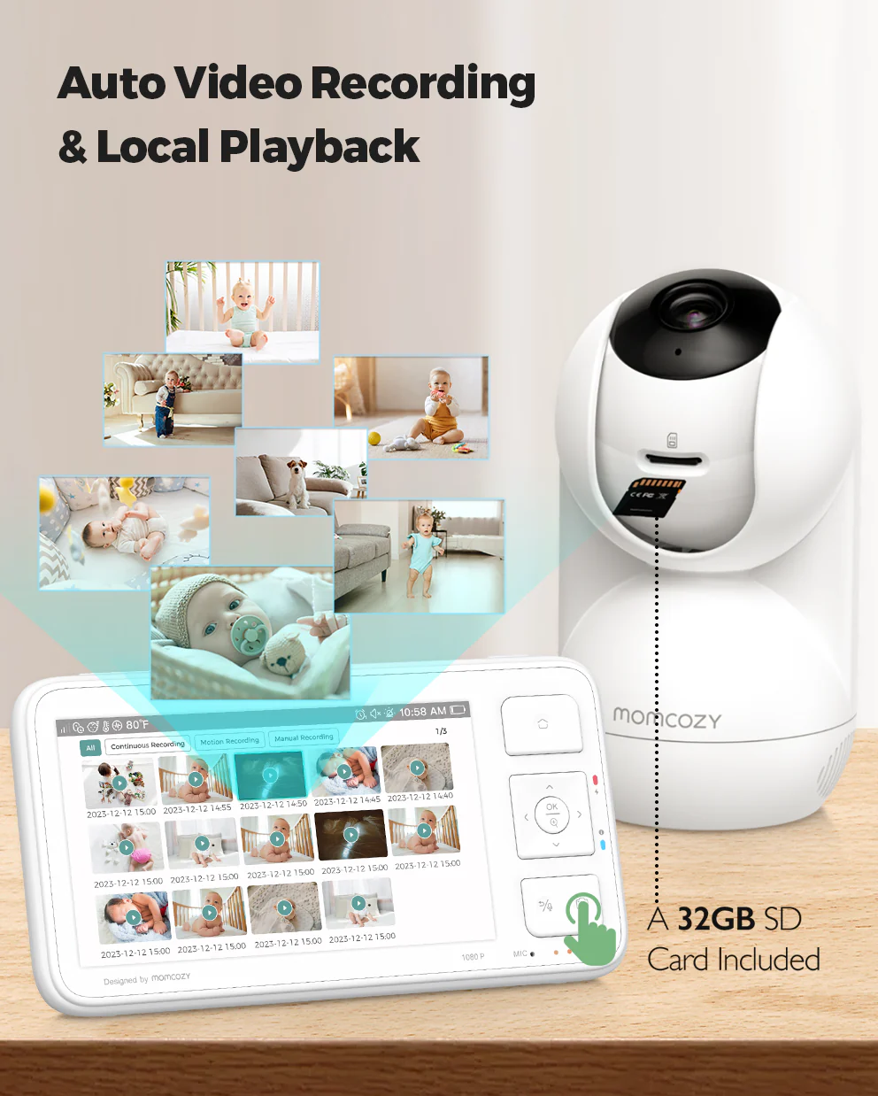 Momcozy 5.5-inch Full HD Video Baby Monitor - BM03 - Image 3