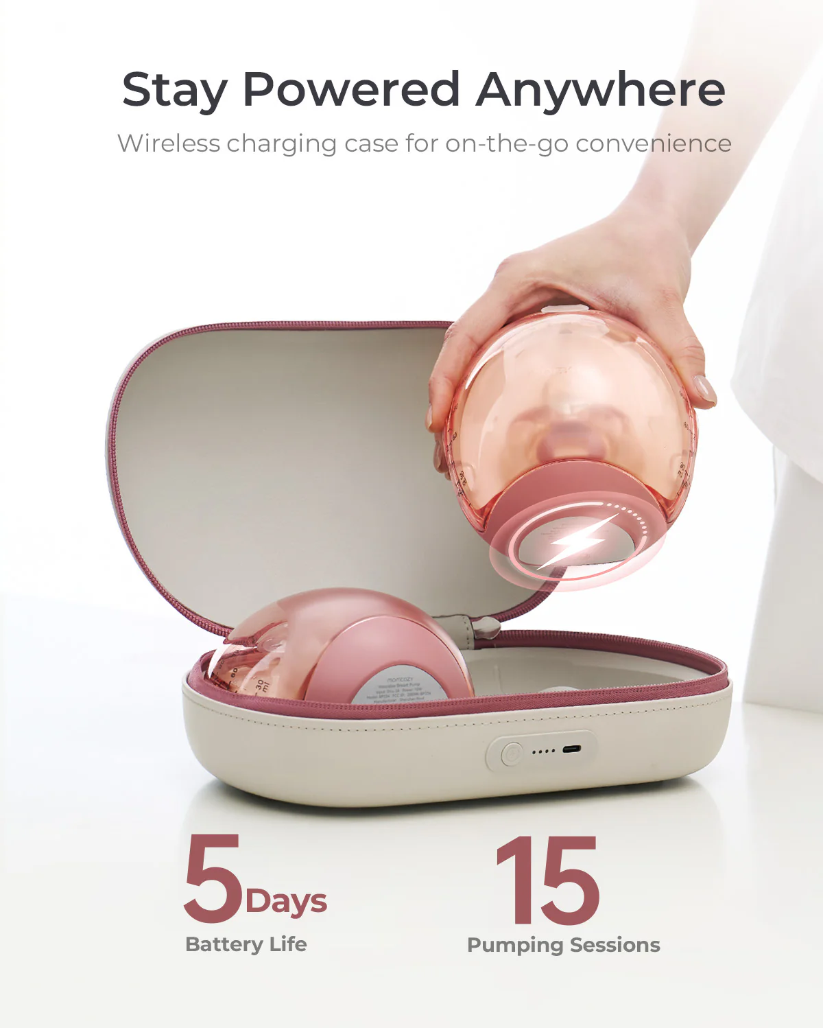 Momcozy Air 1 Ultra-slim Breast Pump - Image 16