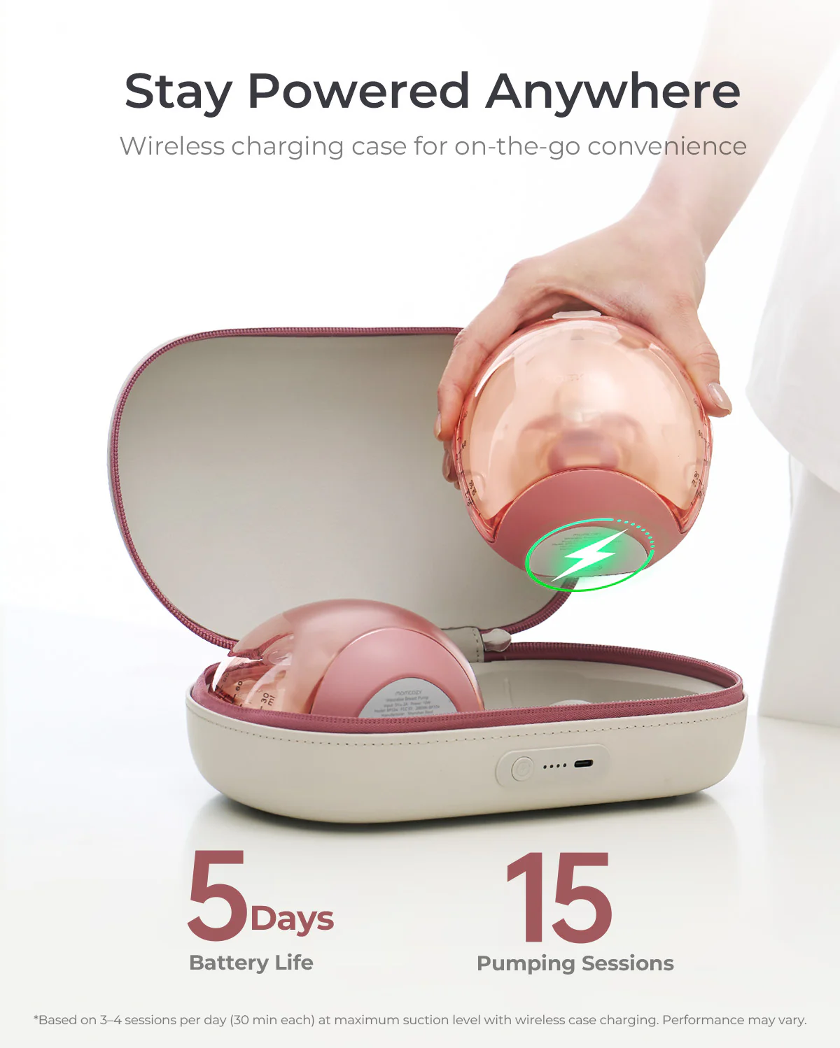 Momcozy Air 1 Ultra-slim Breast Pump - Image 6