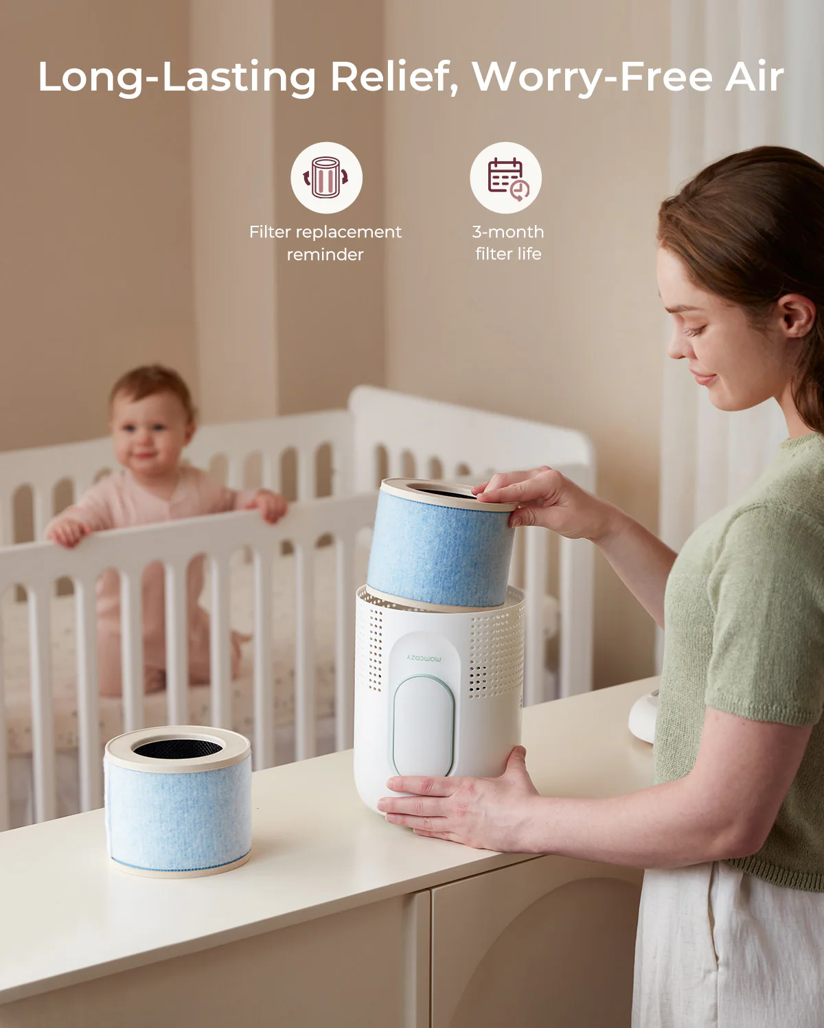 Momcozy CozyBreath Baby Air Purifier - Image 9