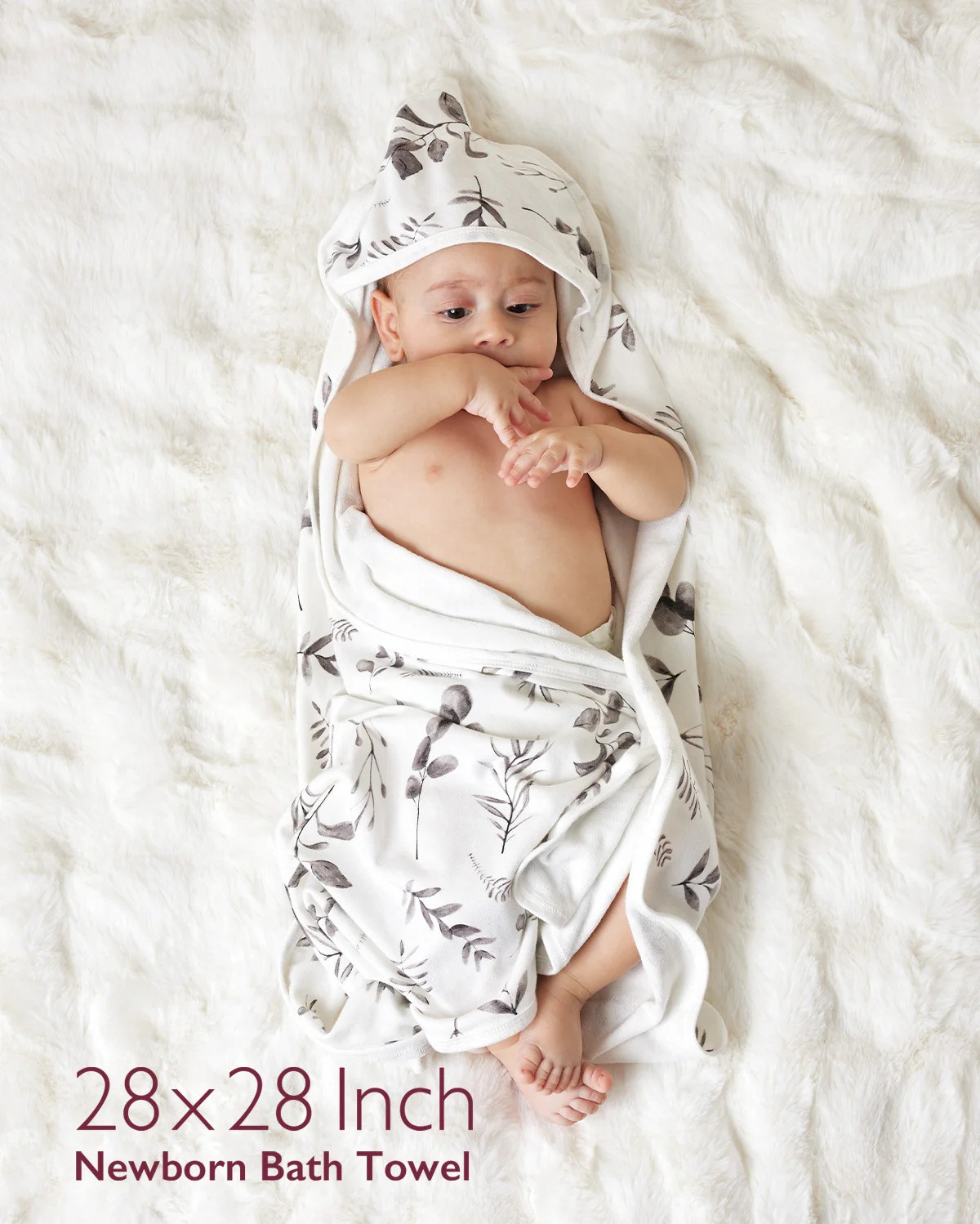 Baby Hooded Towel for Newborn Shower -  2-Pack - Image 12