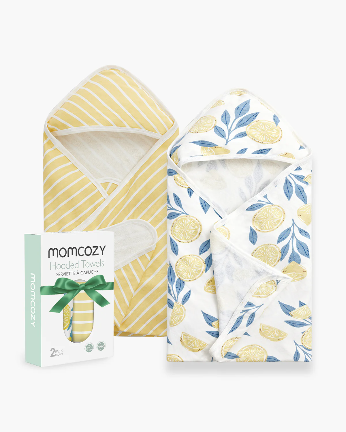 Baby Hooded Towel for Newborn Shower -  2-Pack - Image 2