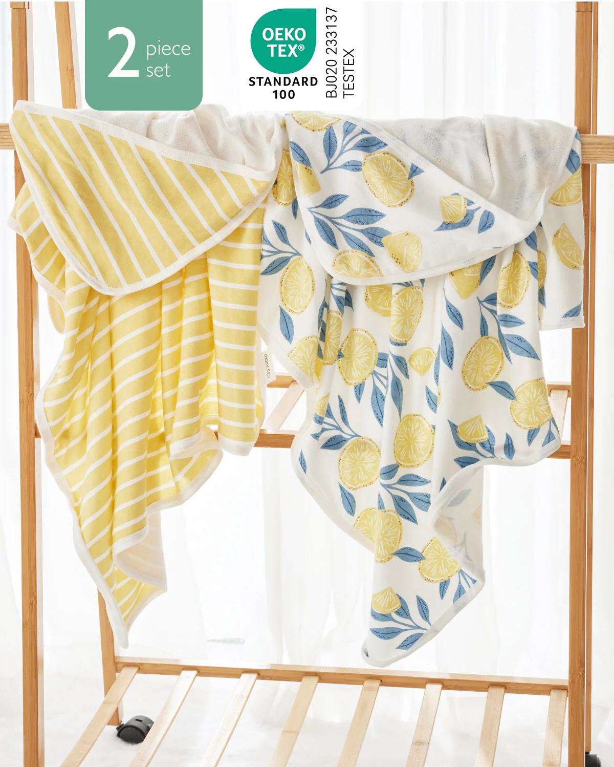 Baby Hooded Towel for Newborn Shower -  2-Pack - Image 9
