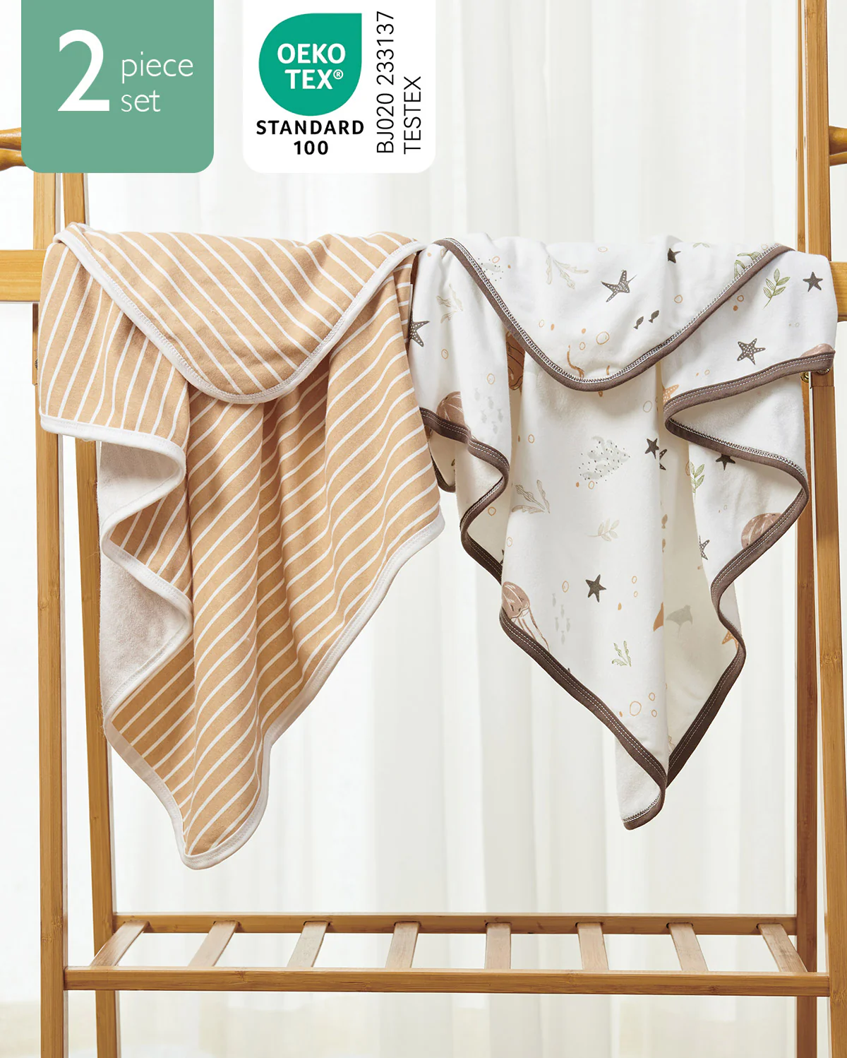 Baby Hooded Towel for Newborn Shower -  2-Pack - Image 19