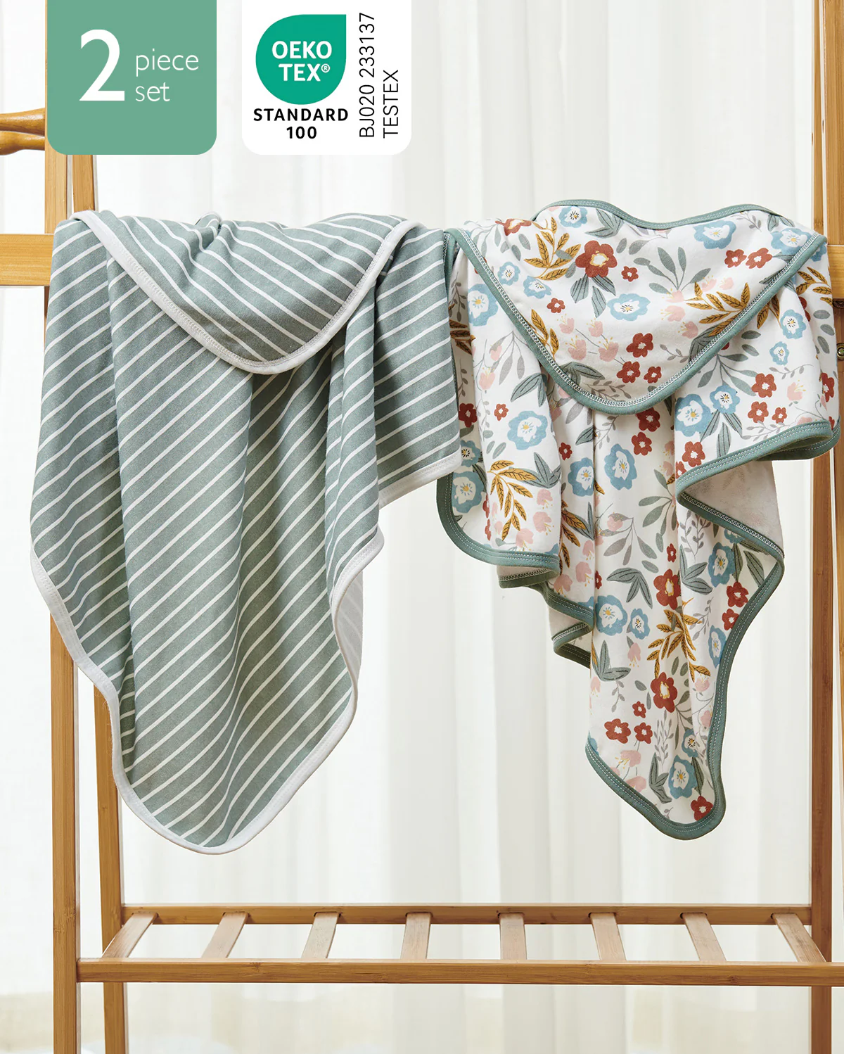 Baby Hooded Towel for Newborn Shower -  2-Pack - Image 30