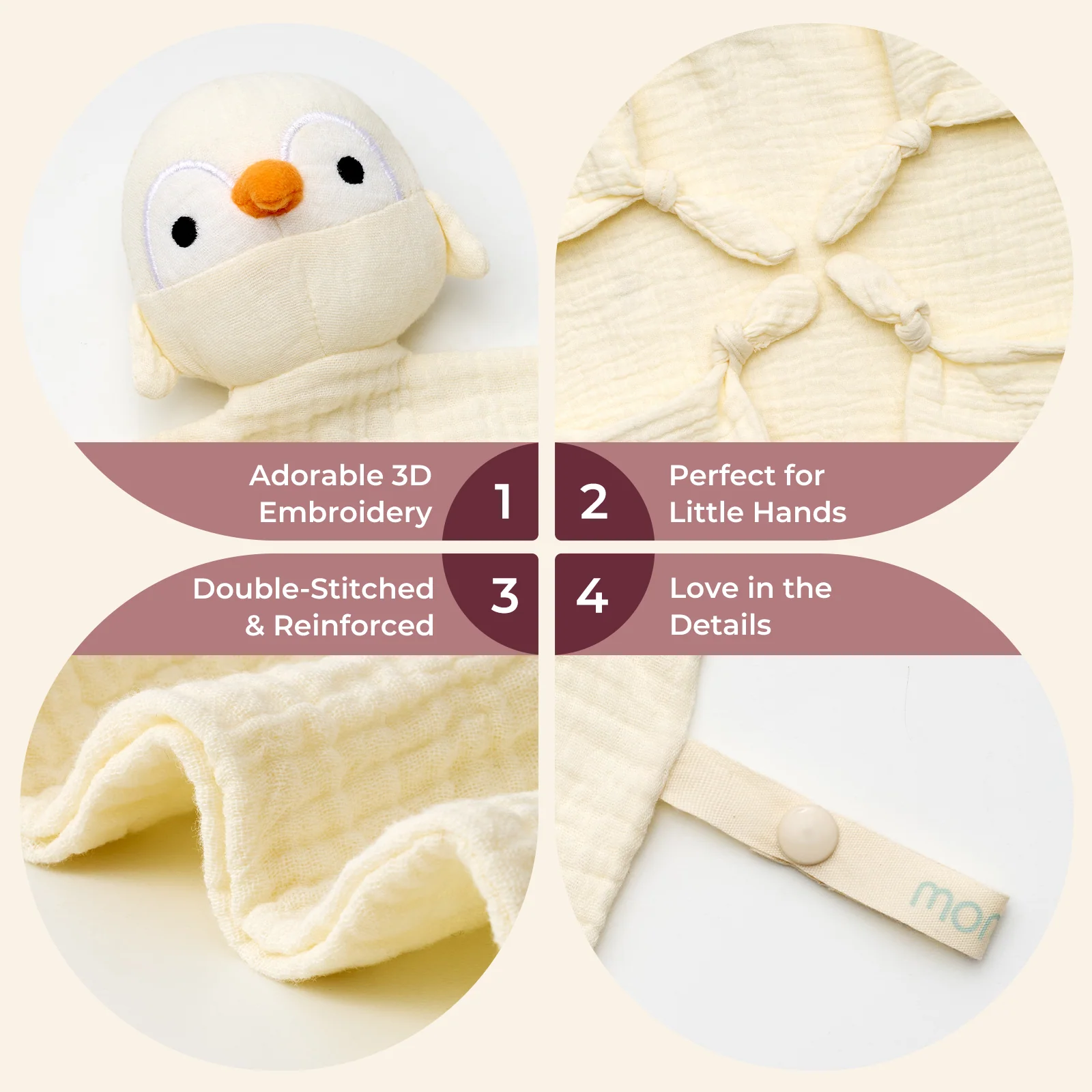 Momcozy Baby Security Blanket – Perfect Newborn Gift - Image 24