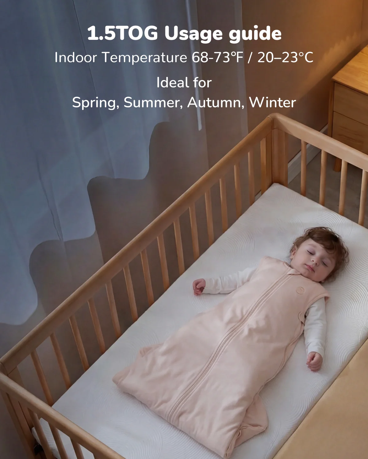 Momcozy Baby Sleep Sack 1.5 TOG - Image 13