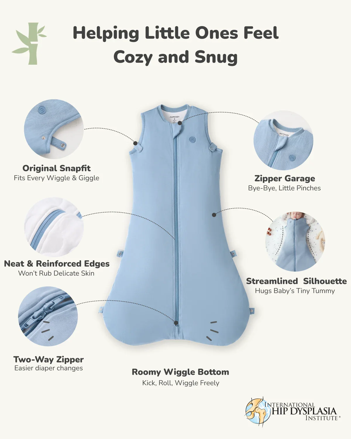 Momcozy Baby Sleep Sack 1.5 TOG - Image 2