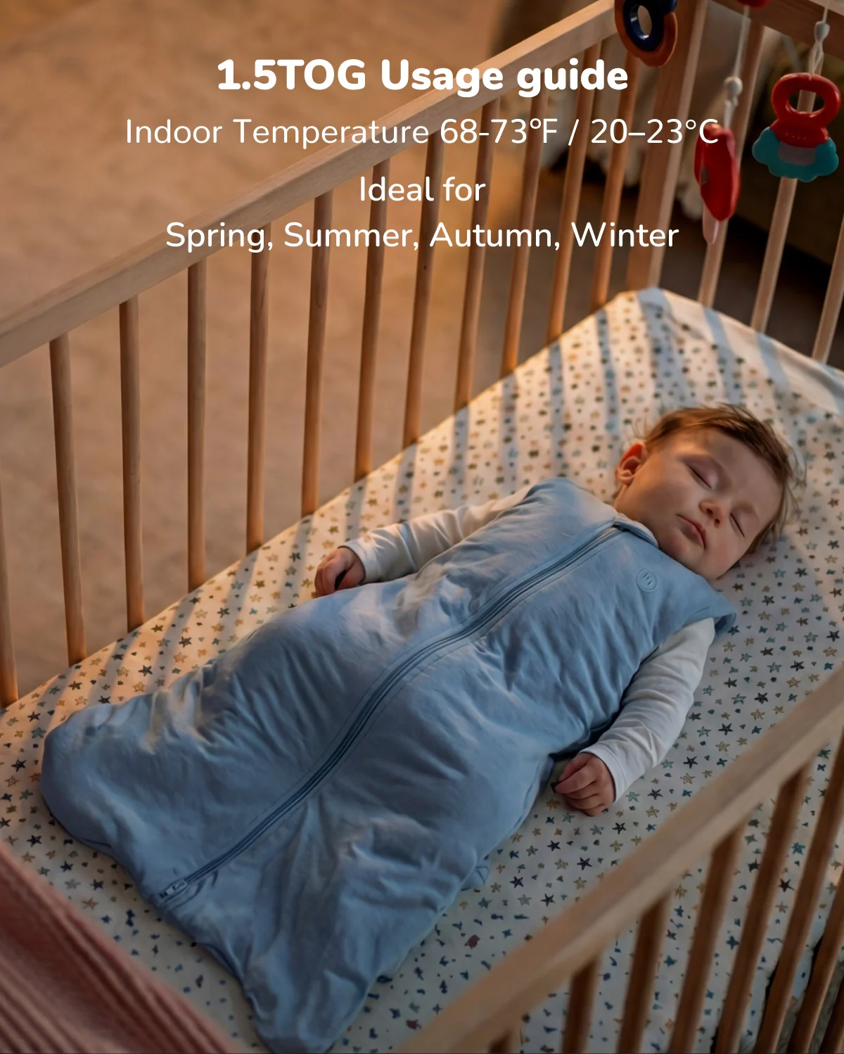 Momcozy Baby Sleep Sack 1.5 TOG - Image 3