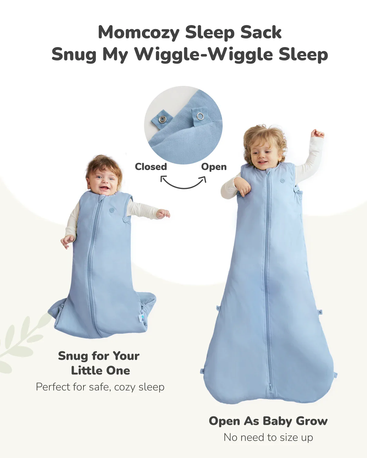 Momcozy Baby Sleep Sack 1.5 TOG - Image 6