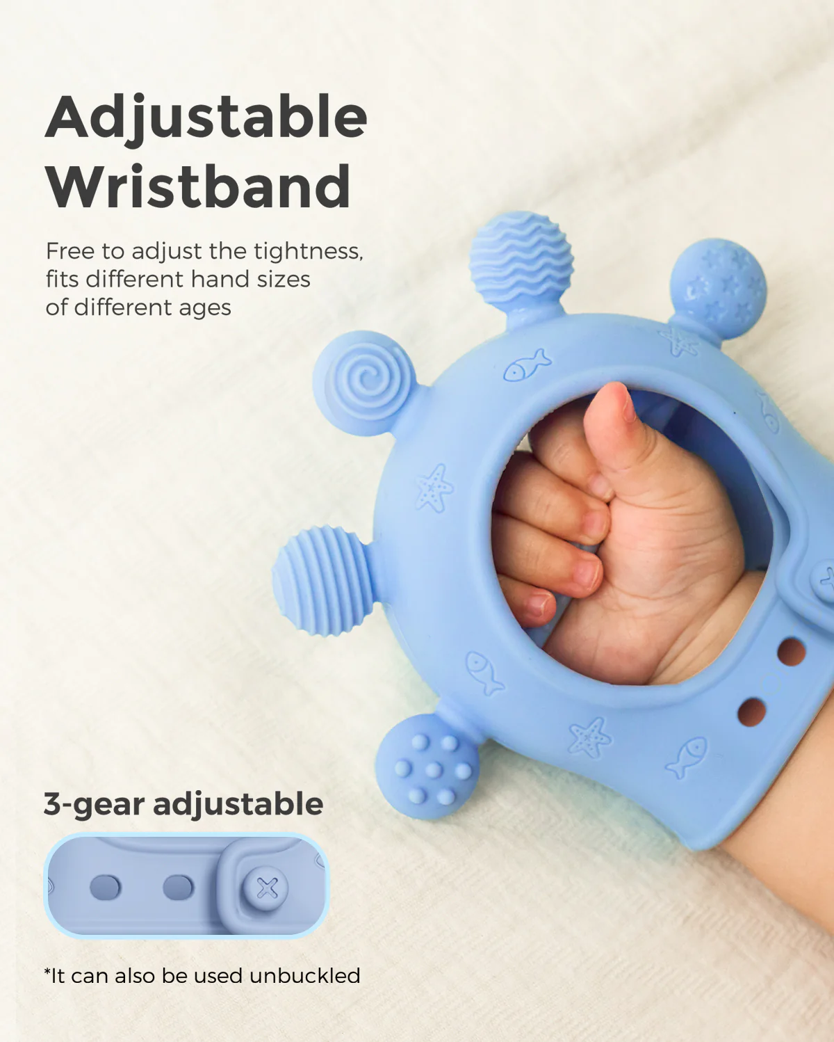 Momcozy Baby Teether Toys - Teething Mitten - Image 14