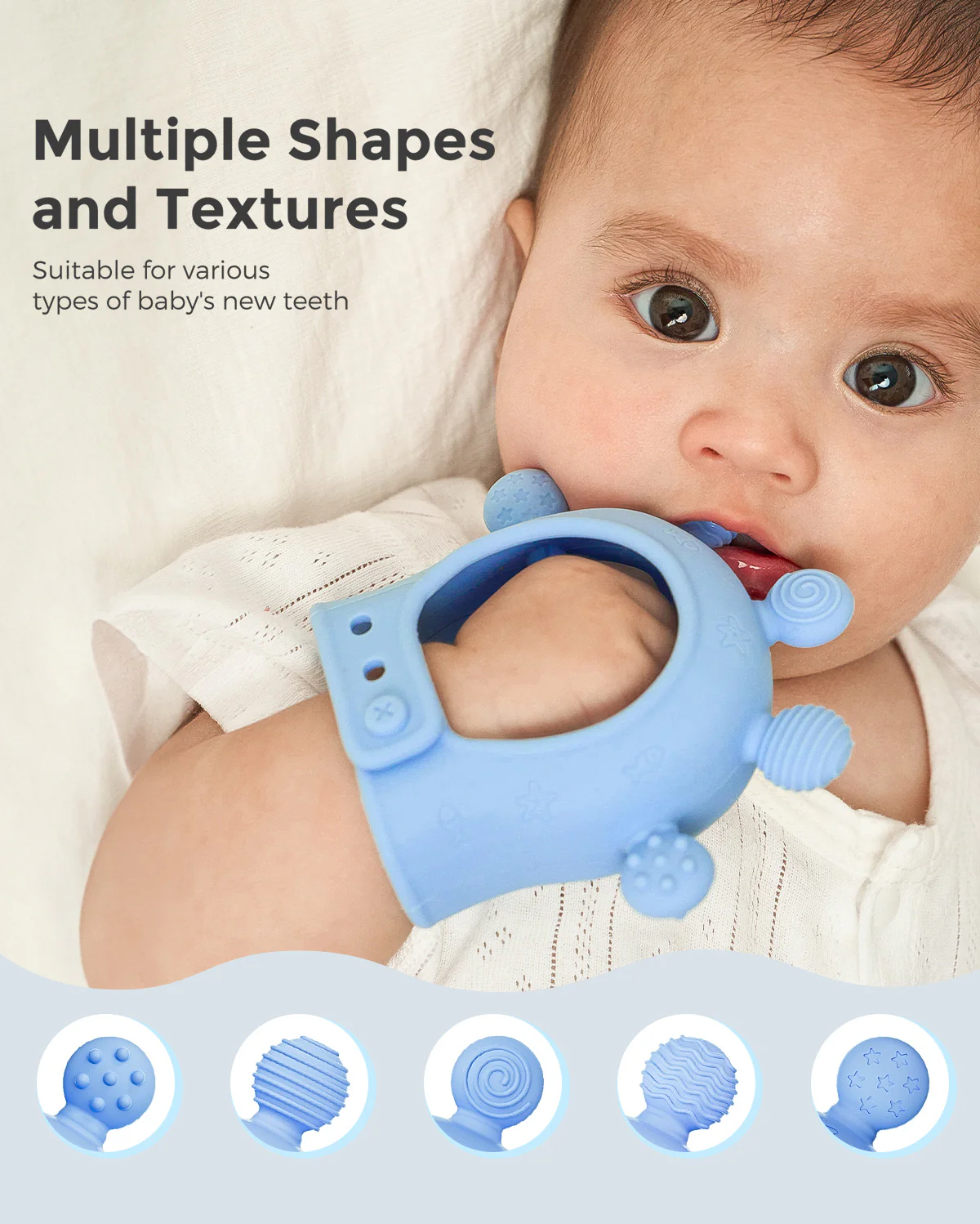Momcozy Baby Teether Toys - Teething Mitten - Image 15