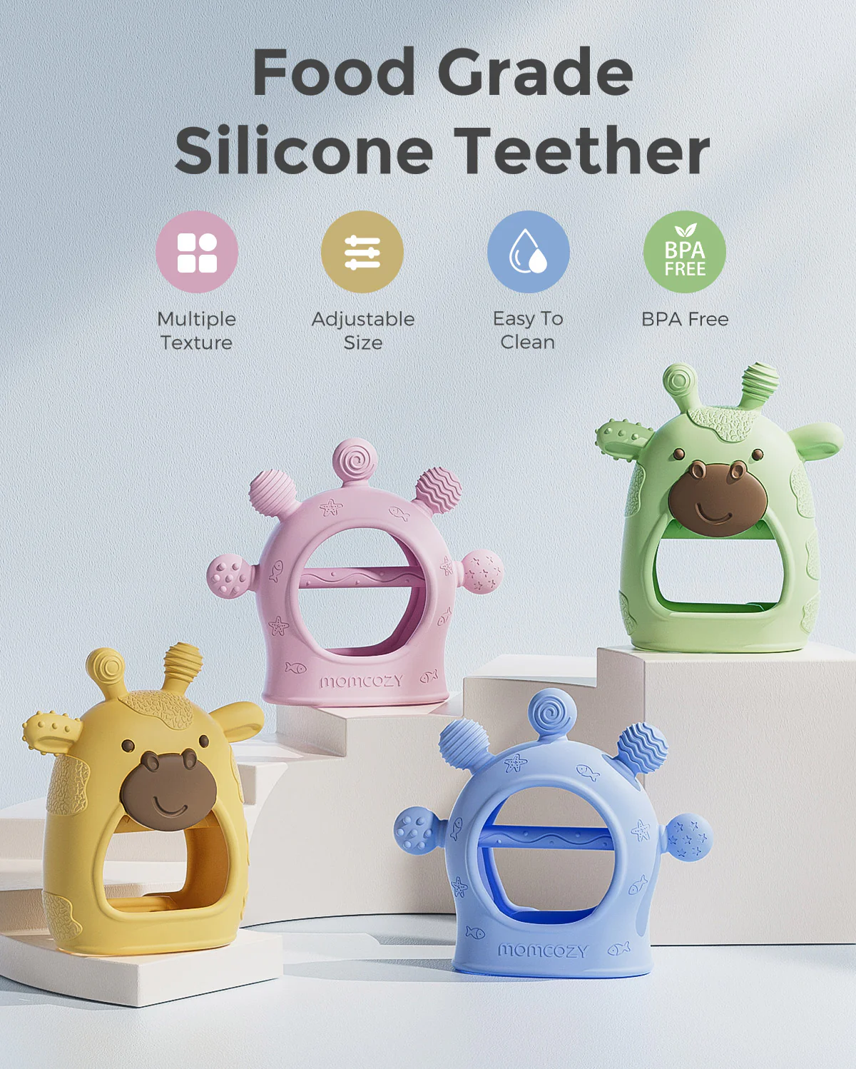 Momcozy Baby Teether Toys - Teething Mitten - Image 18