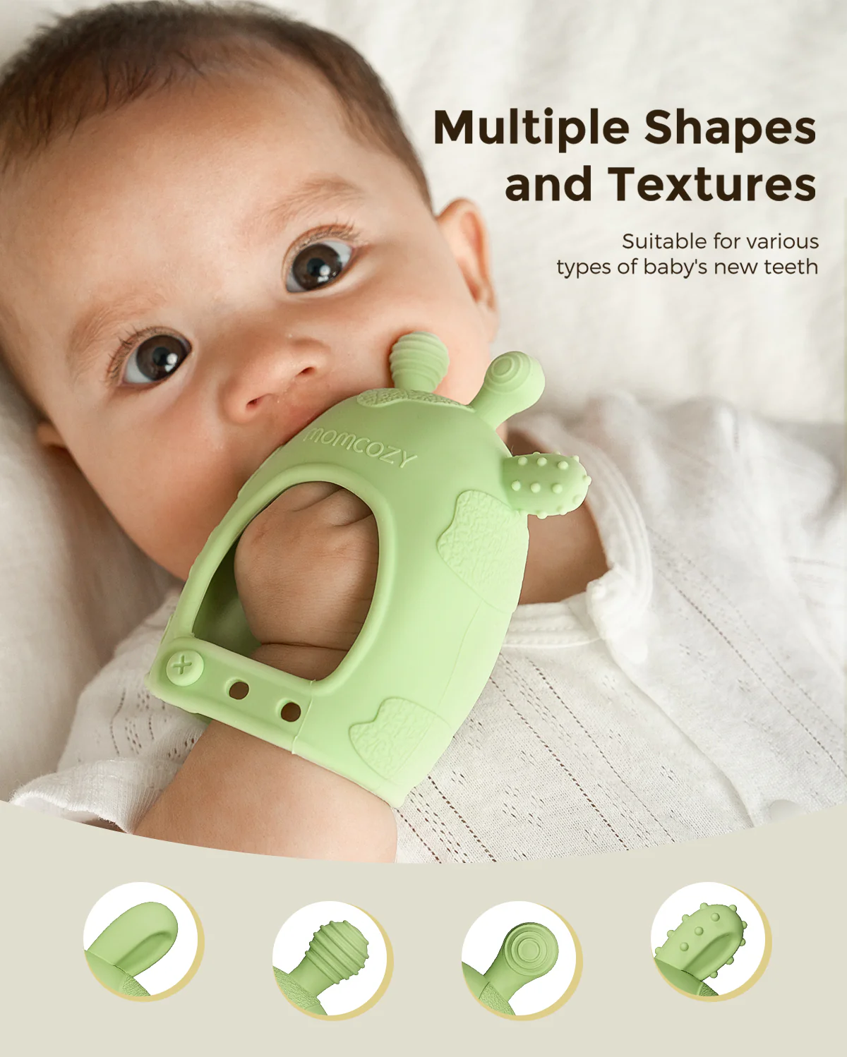 Momcozy Baby Teether Toys - Teething Mitten - Image 20