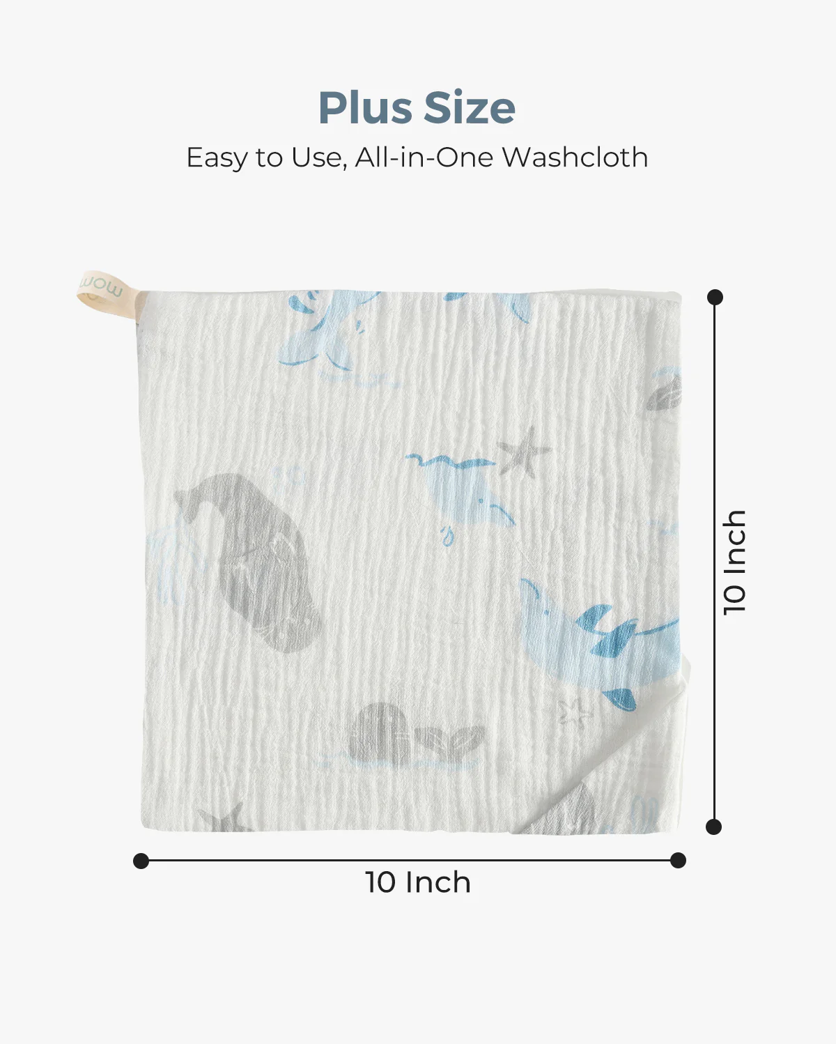 Momcozy Baby Washcloths – Soft 4-Layer Cotton, Gentle for Newborns - Image 8