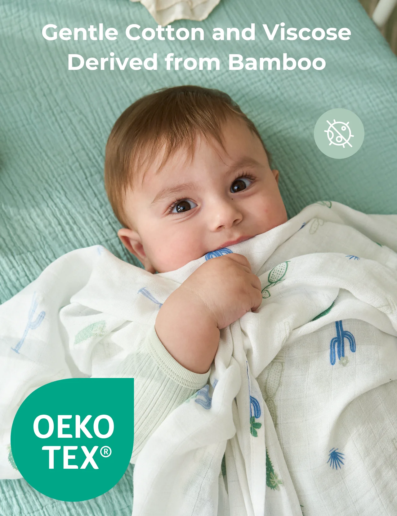 Momcozy Best Wishes Swaddle Blankets - Bravery - Image 6