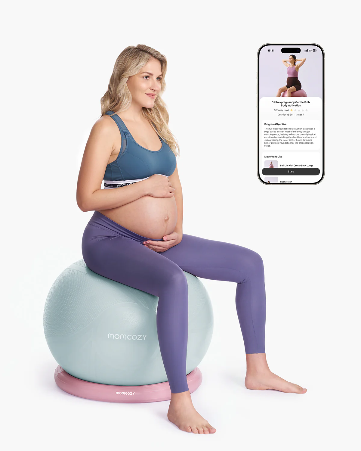 Momcozy BirthEase Maternity Ball Set - Image 13
