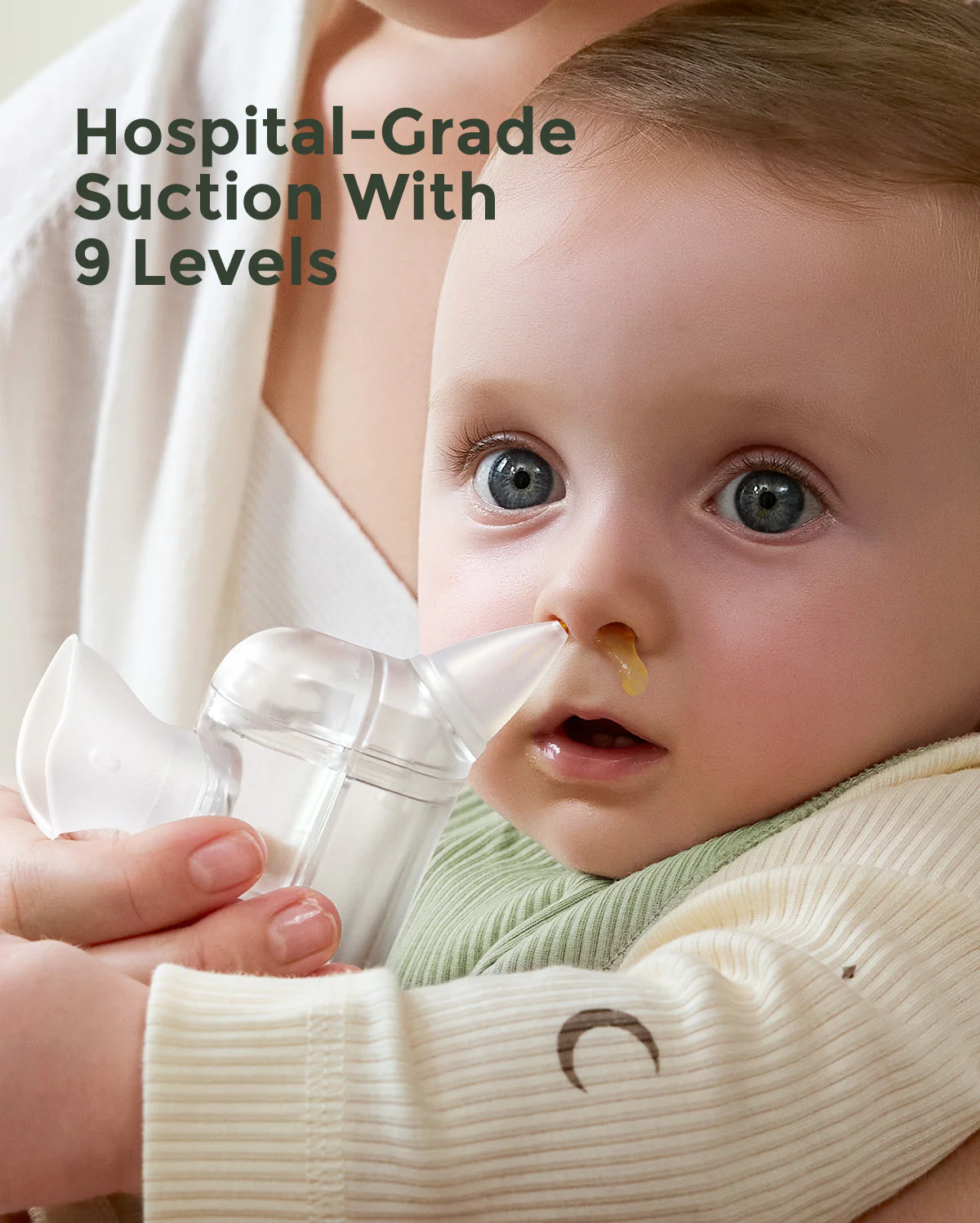 Momcozy BreezyClear Pro™ 2-in-1 Spray & Suction Electric Nasal Aspirator - Image 9