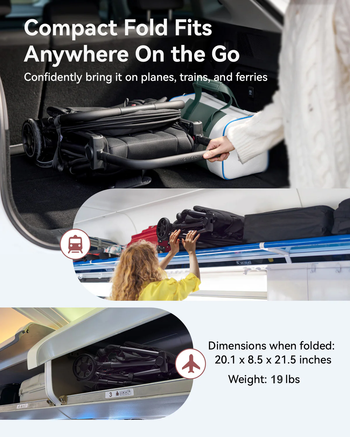 Momcozy ClickGo Lightweight Stroller - Image 4